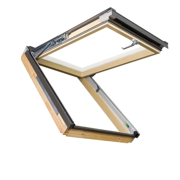 Finestra a doppia apertura in legno FPP-V U3 preSelect MAX